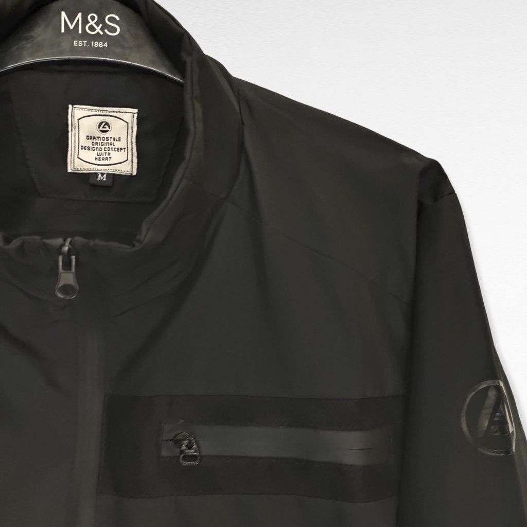 GARMOST JAKET TRACK PRIA SOFT POLYESTER / JAKET MOTOR PRIA  / JAKET VINTAGE / JAKET CASUAL / JAKET TASLAN