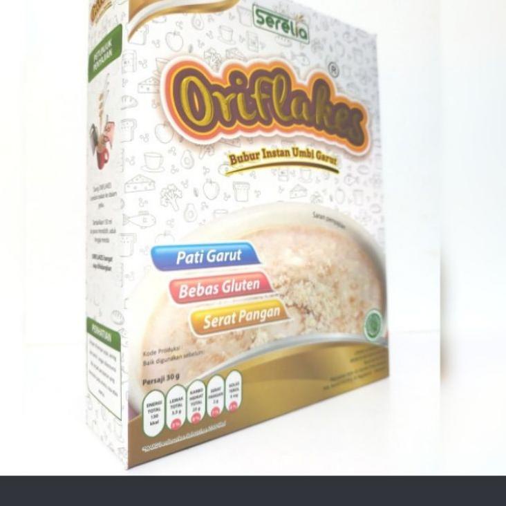 

✿ TERLARIS ORIFLAKES PLAIN/SEREAL UMBI GARUT SOLUSI ASAM LAMBUNG,MAAG,/ORIFLAKES 350GRAM ✺