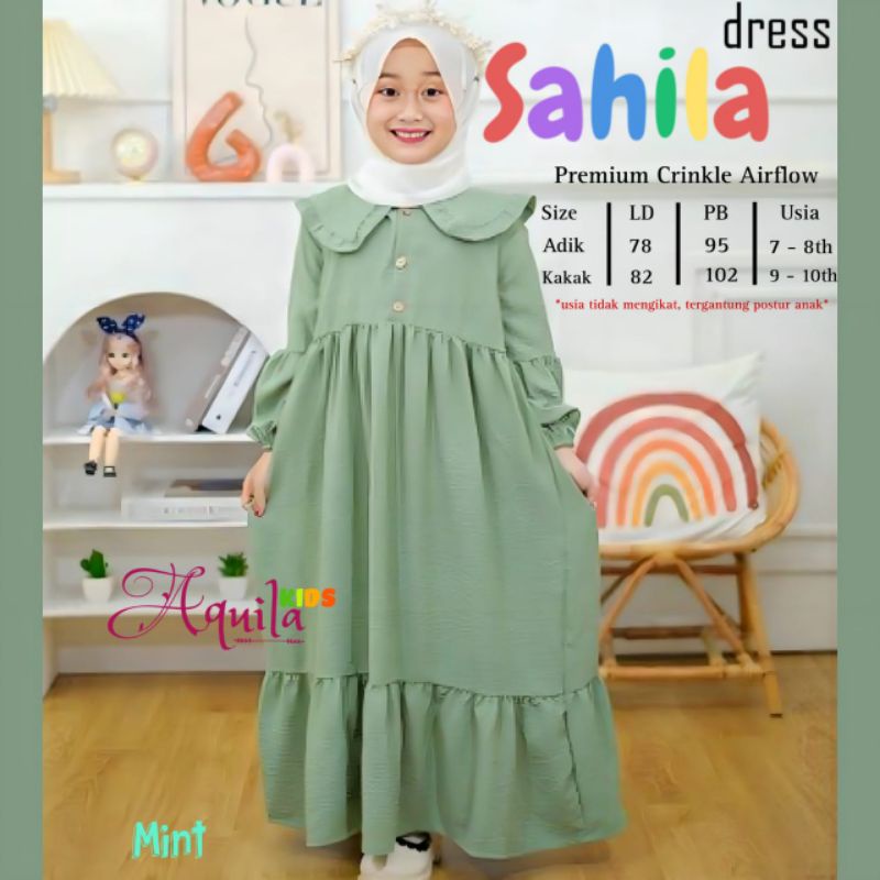 Sahila Dress Kids By Aquila