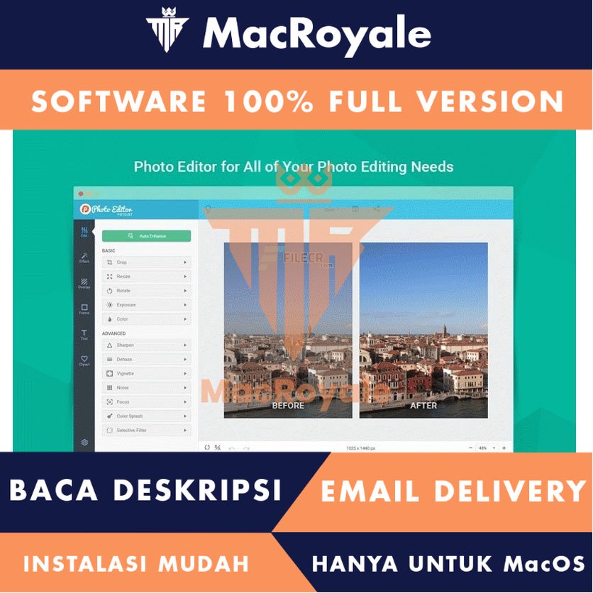 [MacOS] FotoJet Photo Editor Full Version Lifetime Full Garansi