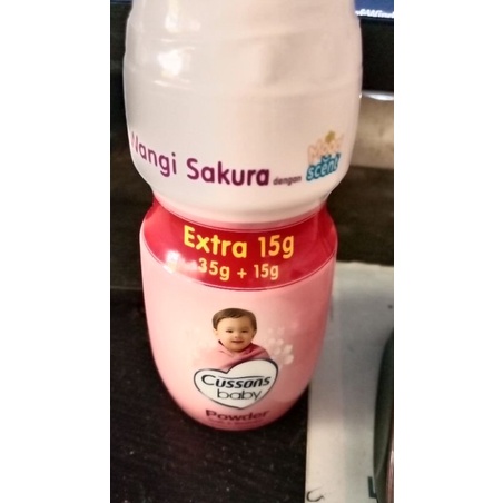 cussons powder 35 gr ektra 15 gr || Cussons bedak bayi