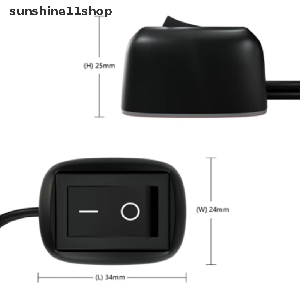 Sho Saklar Mobil Saklar Toggle Tipe Tempel Dengan Kabel 60cm/100cm Untuk Lampu Neon N