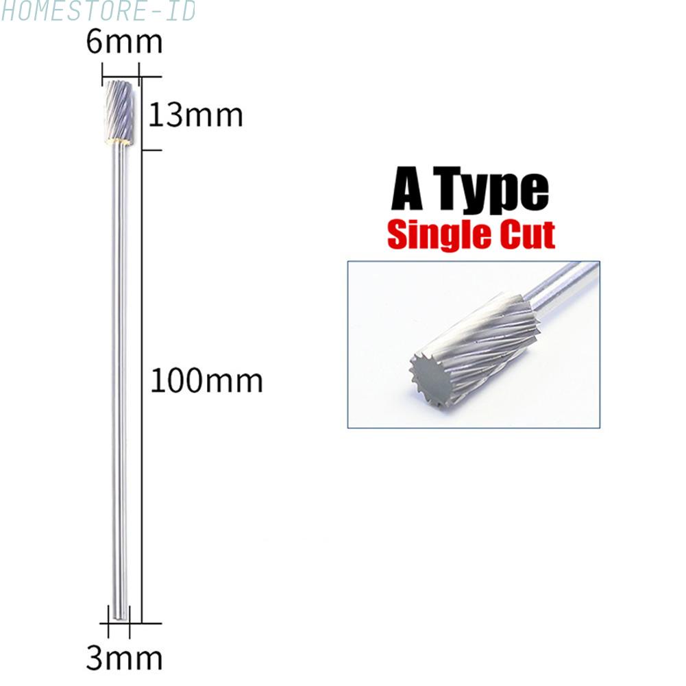 Rotary Burrs Carbide Engraving Pemotong Milling Efisiensi Produksi Tinggi