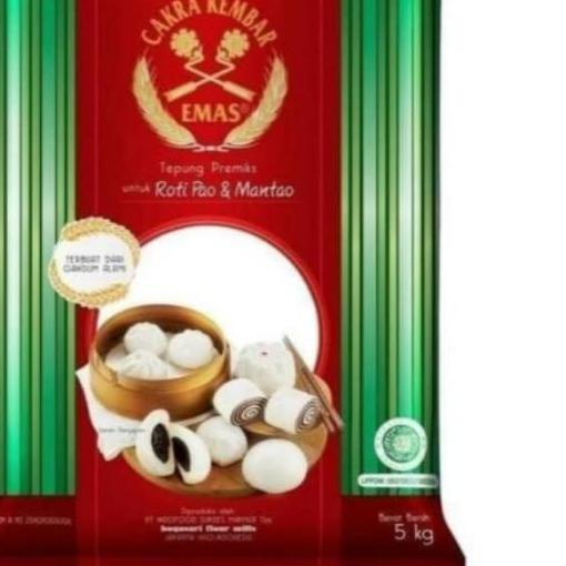 

♙ TEPUNG CAKRA KEMBAR EMAS UNTUK ROTI DAN PAO 5 Kg ☃