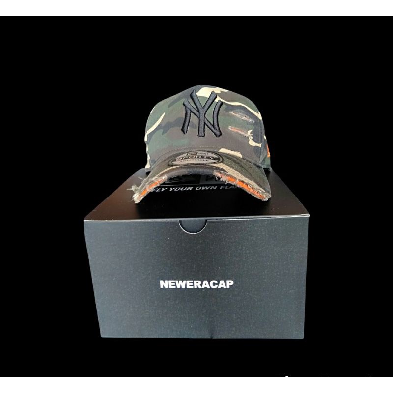 TOPI NEW ERA NEW YORK MLB RIPPED CAMO SUPER DAMAGE|TOPI PRIA