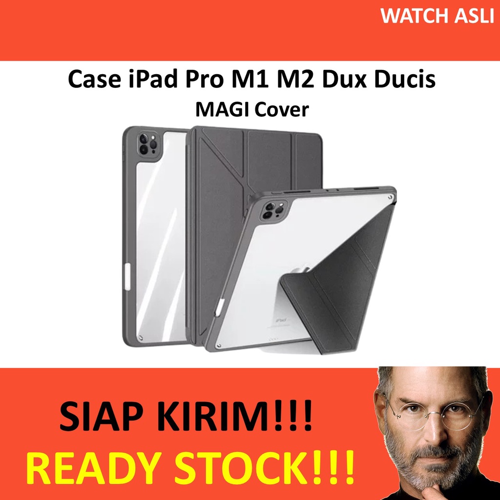 Case iPad Pro M2 2022 M1 2021 11 12.9 Inch Dux Ducis MAGI Cover Casing