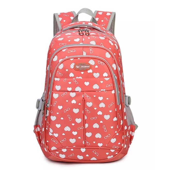 Tas Anak Sekolah Anak Motif Love Kualitas Bagus Muat Laptop Kapasitas Besar