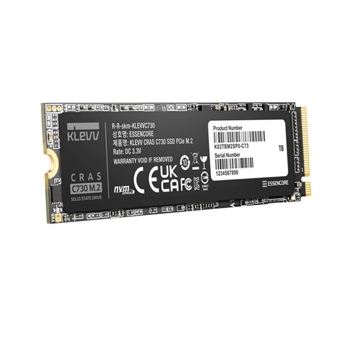 KLEVV SSD CRAS C730 1TB M.2 2280 NVMe PCle Gen3 x4