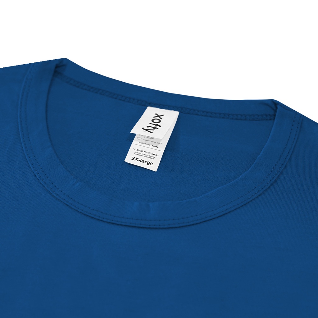 Xofty Tees Static O-Neck Cotton 30s Dark Blue