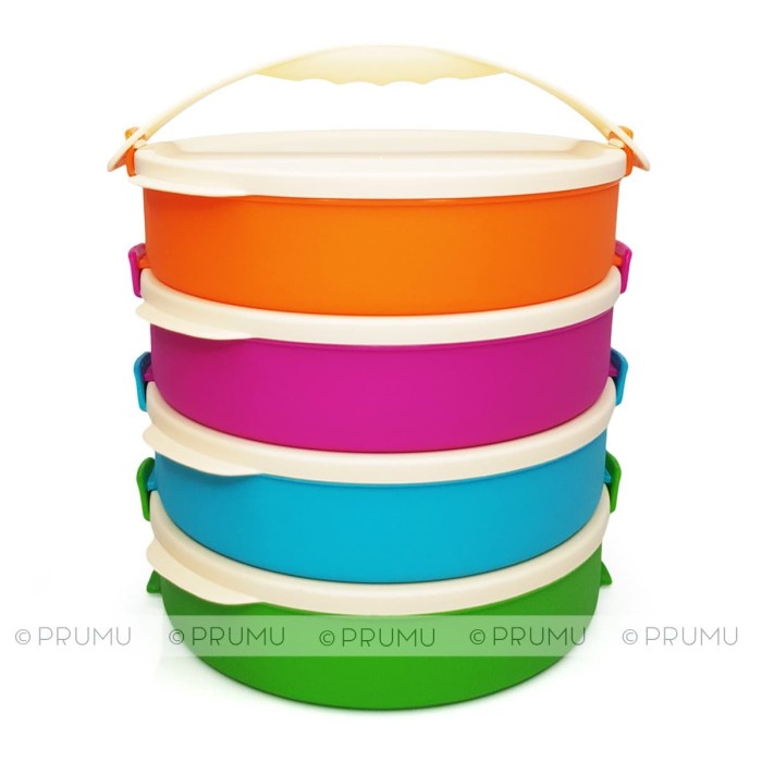 Rantang Rantang Susun Plastik - Rantang 4 Susun - Rantang Plastik - Hyogo 4S