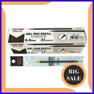 

onderdil Refill Isi Gel Pen Joyko 0.5mm 24 Pcs GPR-263 Original 1F3BZ3