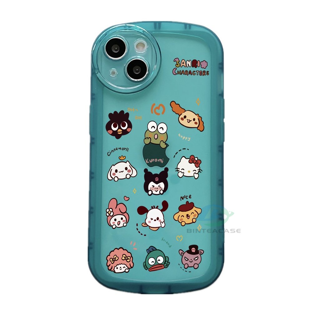 Redmi10 10C 10A 9C 9T 9A Redmi Note 11 Pro Note 11S Note10S Note9S Note8 Poco M5S M3 Pro X3 NFC Karakter Kartun Lucu Animal Head TPU Phone Case Binteacase