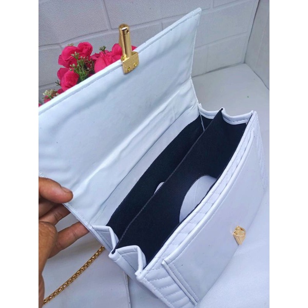 Tas selempang wanita Kekinian _Tas wanita Viral Kunci Peluru_Tas wanita ala Korea_tas paket_ fashion wanita modern