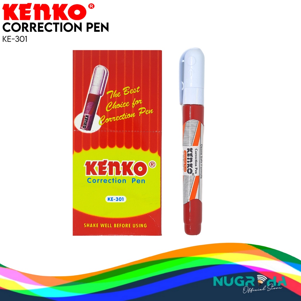 

Kenko Correction Fluid Pen / TipEx Cair Kenko Tip Ex KE-301
