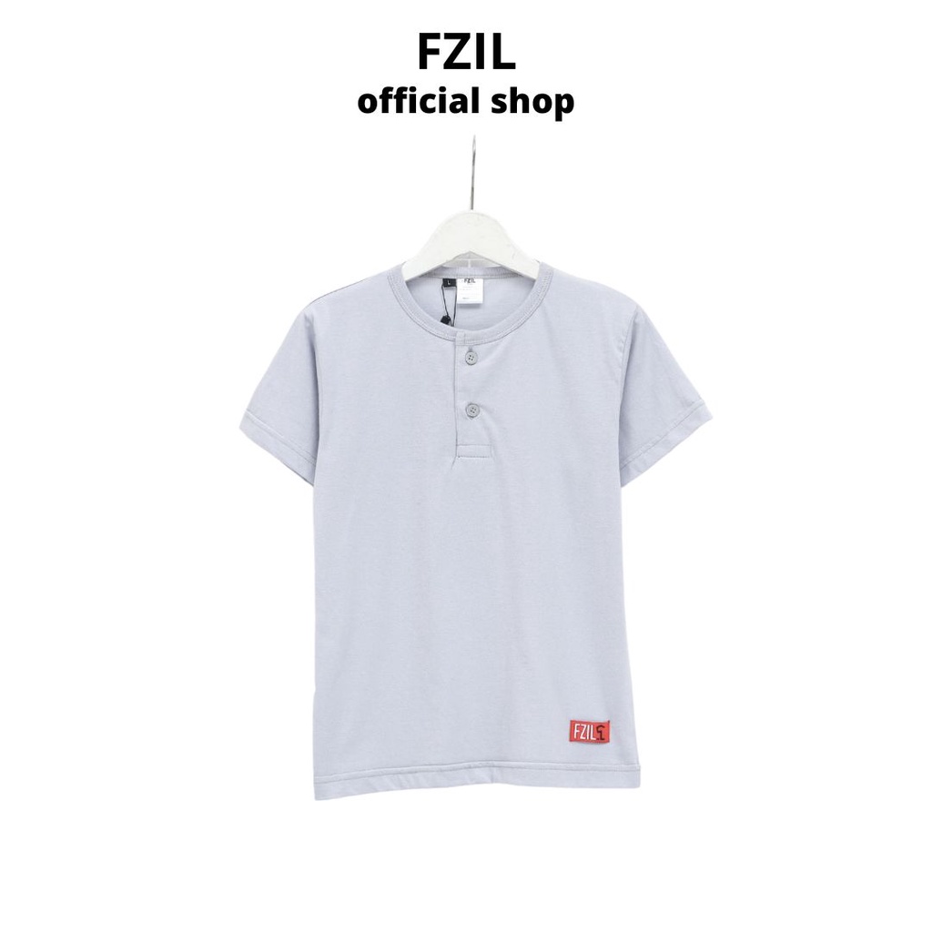 FZIL Kaos Kancing Anak Laki-Laki 1-10 Tahun Light Grey
