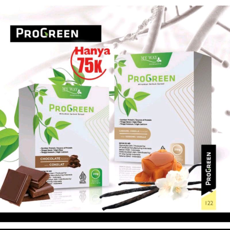 

MY WAY ProGreen Meal Replacement/cereal pengganti makan/Flimeal