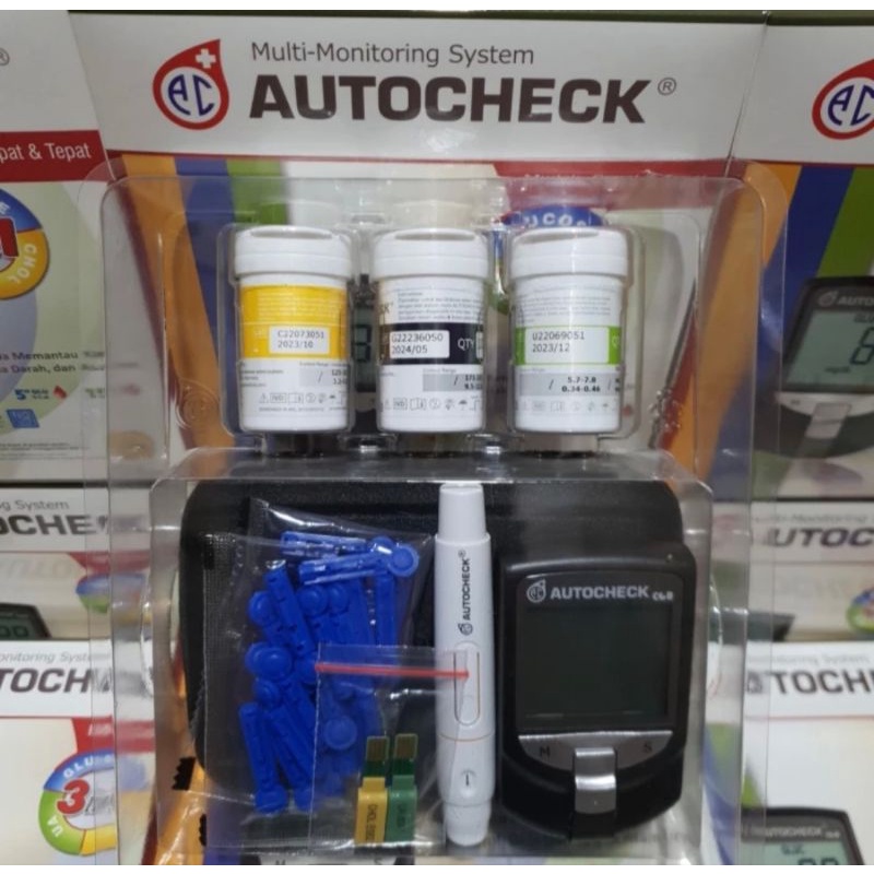 Alat AUTOCHECK GCU 3 in 1 ( Gula, Kolesterol, Asam Urat )