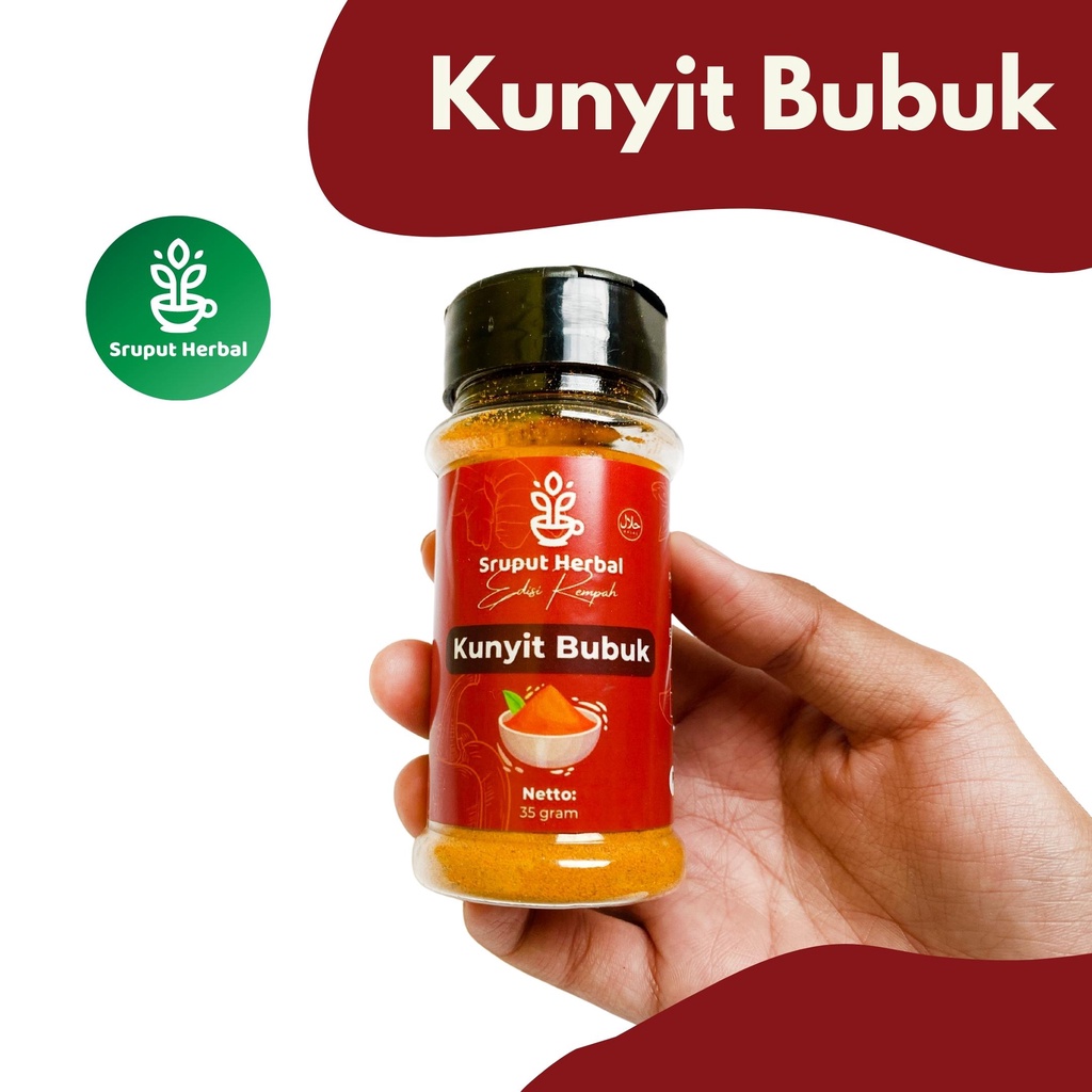 

SRUPUT HERBAL - Bumbu Premium Semua Varian (Botol) Kunyit Bubuk Murni