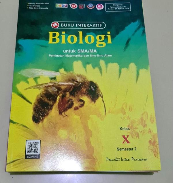 Termurah | FG2 | Buku PR LKS interaktif biologi kelas X, 10 semester 2 (K13 revisi) intan pariwara, 