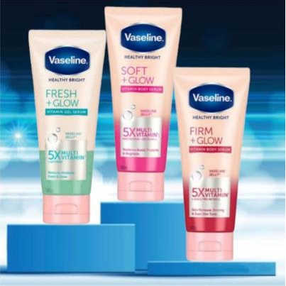 ^ KYRA ^ Vaseline Body Serum Lotion Healthy Hijab Bright Tidak Lengket Losion Tubuh