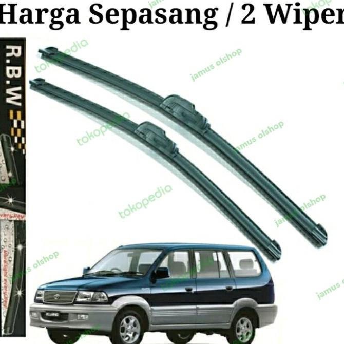 Wiper Kijang Kapsul LGX RBW Frameless Banana