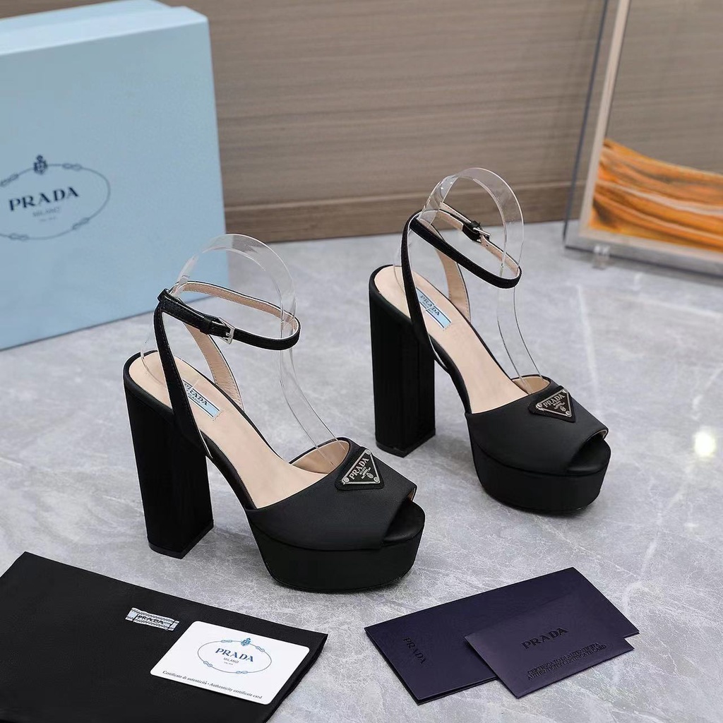 New Prada high-heeled women's shoes