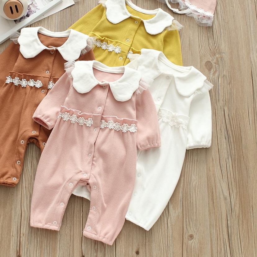 ✽ (free topi) 0-18bln JUMPER RUFFLE BASIC BAYI | JUMPSUIT ROMPER BAJU PAKAIAN ANAK catalog YQER YA ◙