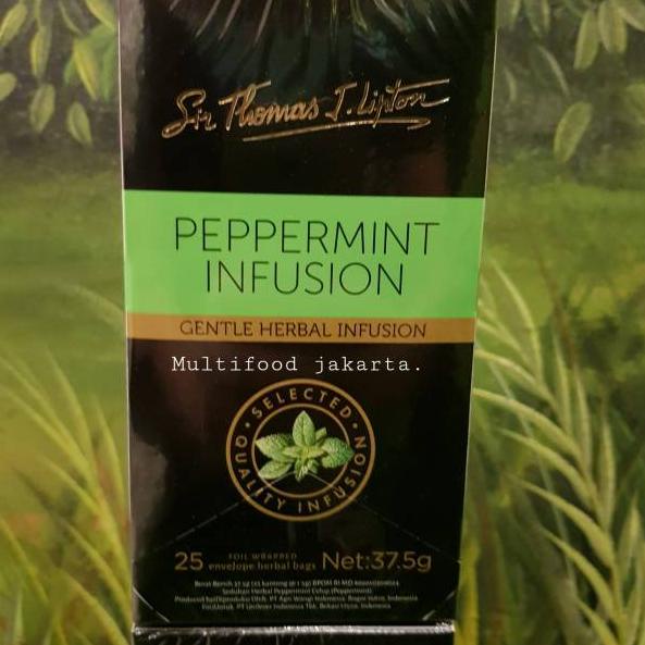 

♜ Lipton peppermint infusion tea ♤