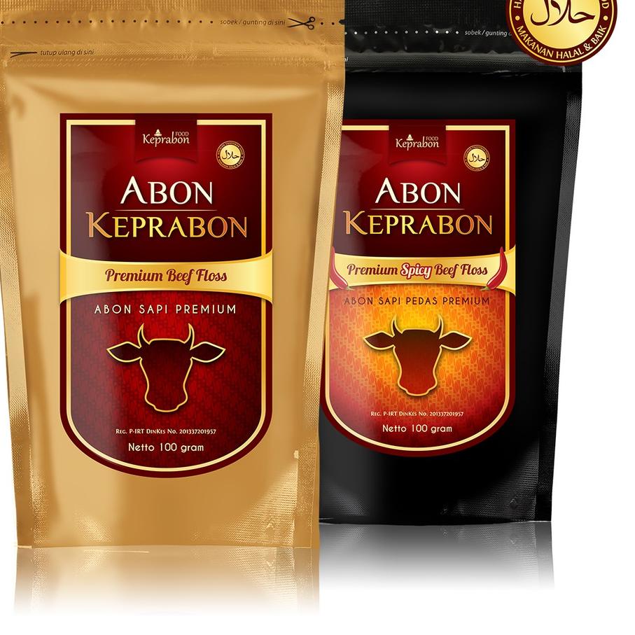 

✶ ABON KEPRABON - Abon Sapi Premium - Daging Sapi Original - Pedas dan Manis (Beef Floss) ➺