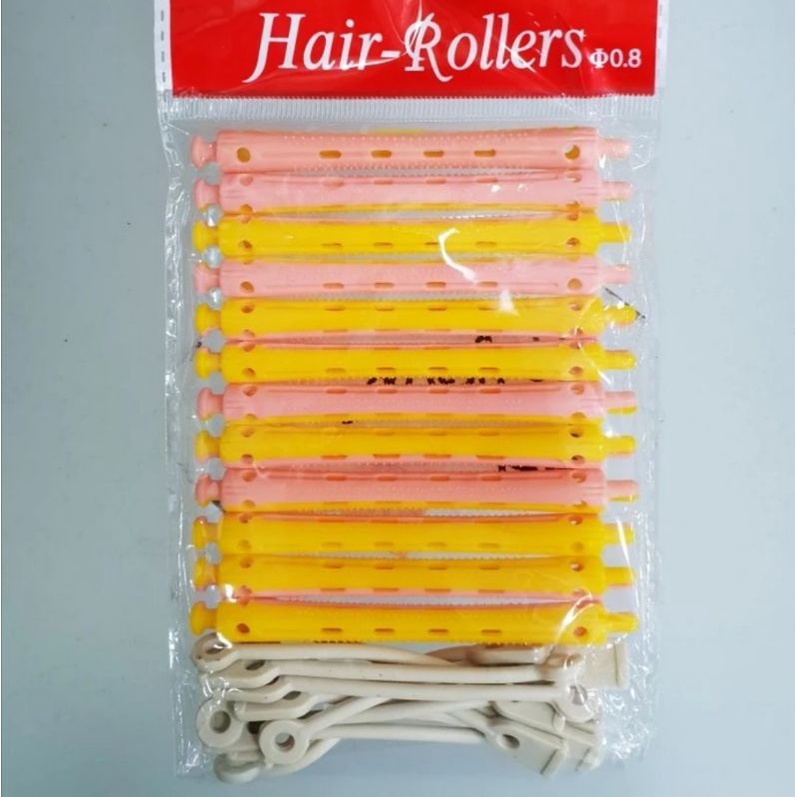 Rotto Roll Keriting Rambut/Rotto Gulungan Rambut Warna Pink Kuning