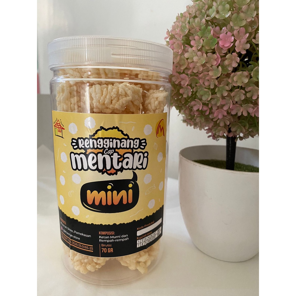 

Rengginang Mini Original Mateng (Toples)