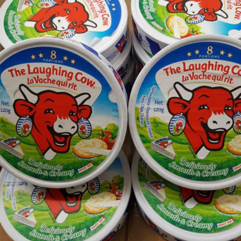 

The Laughing Cow Processed Cheese Plain 120gr / Keju