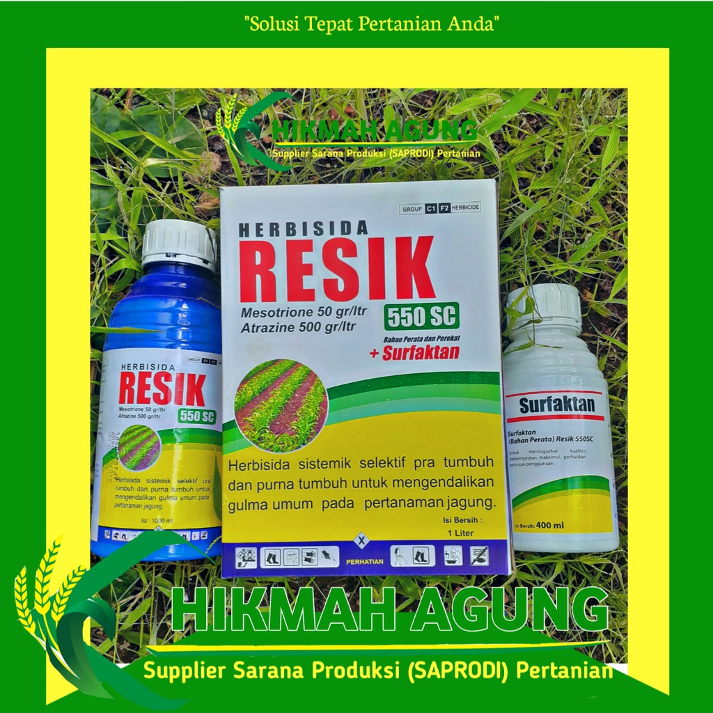 

Herbisida Selektif RESIK 550SC 1 LITER |Herbisida Selektif Jagung bonus kaos cantik