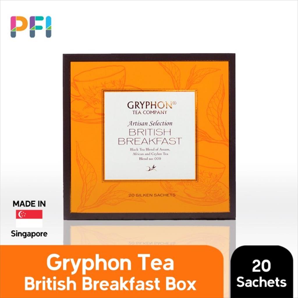 

Gryphon Tea British Breakfast 1 box ( 20 sachets )