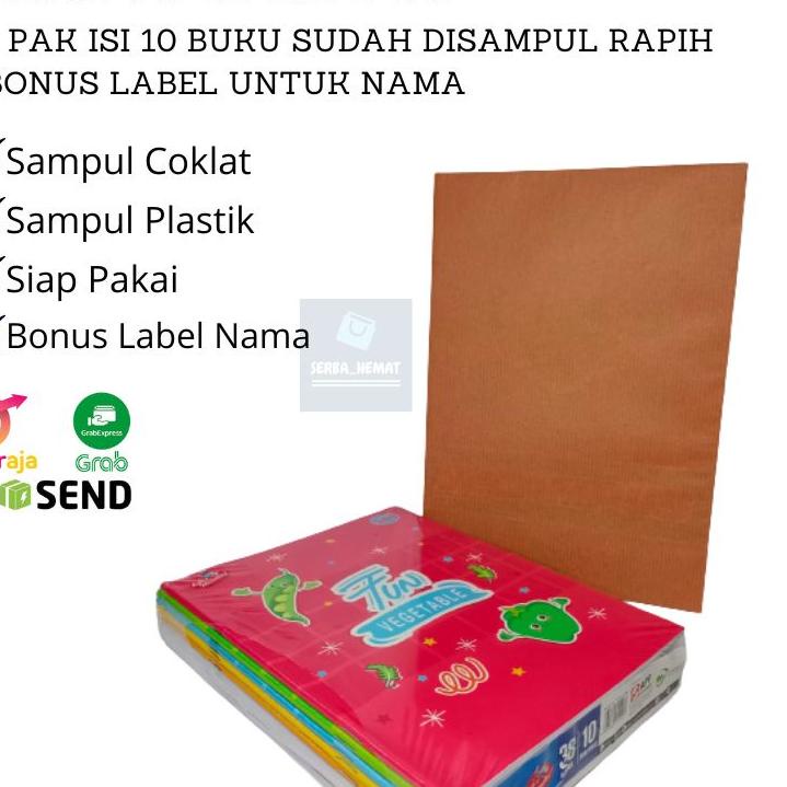 

id2t7Sh Buku Tulis Sidu 38 Lembar SUDAH DI SAMPUL COKLAT + SAMPUL PLASTIK