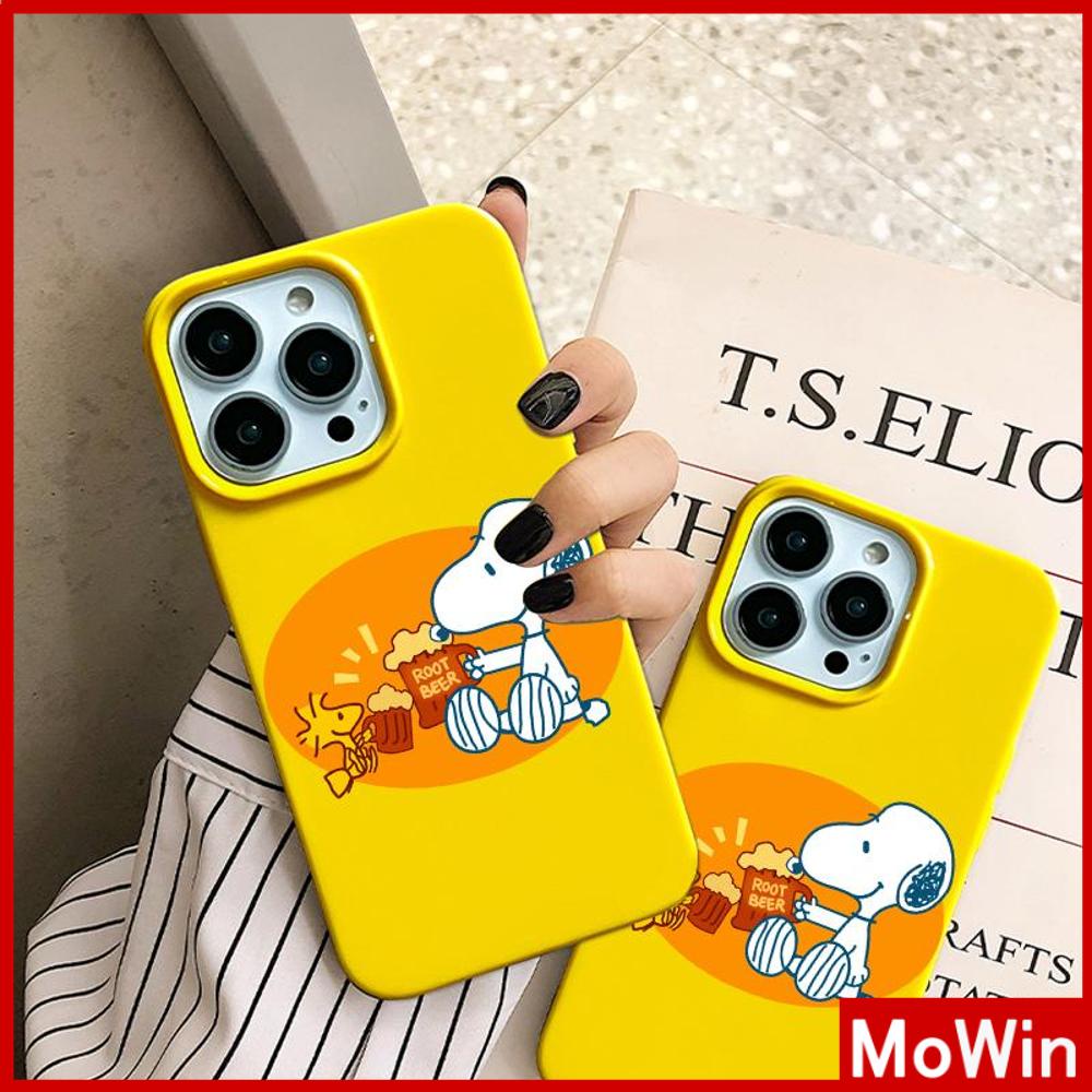 For iPhone 14 Pro Max iPhone Case Yellow Glossy TPU Soft Case Camera Protection Shockproof Cartoon Cute Compatible with iPhone 13 Pro max 12 Pro Max 11 xr xs max 7Plus 7 8