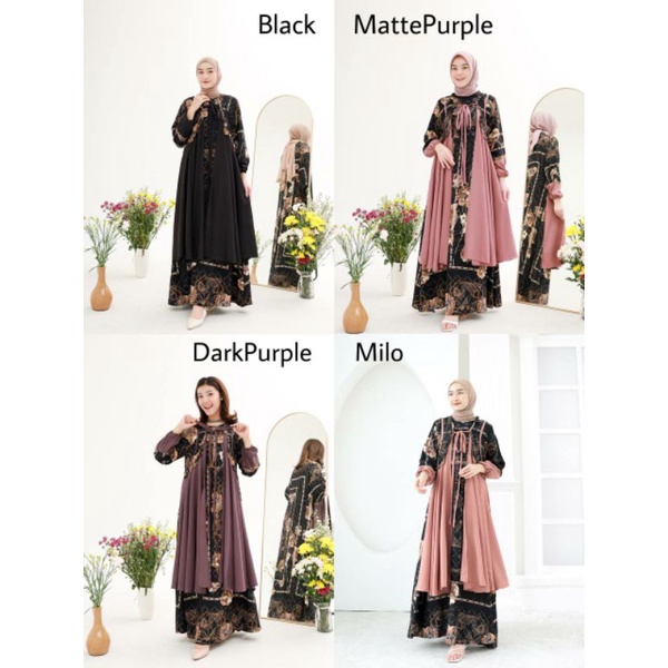 CATIA MAXI DRESS BUSUI FRIENDLY GAMIS REMAJA GAMIS MUSLIMAH GAMIS OOTD WANITA KEKINIAN LONG DRESS GA
