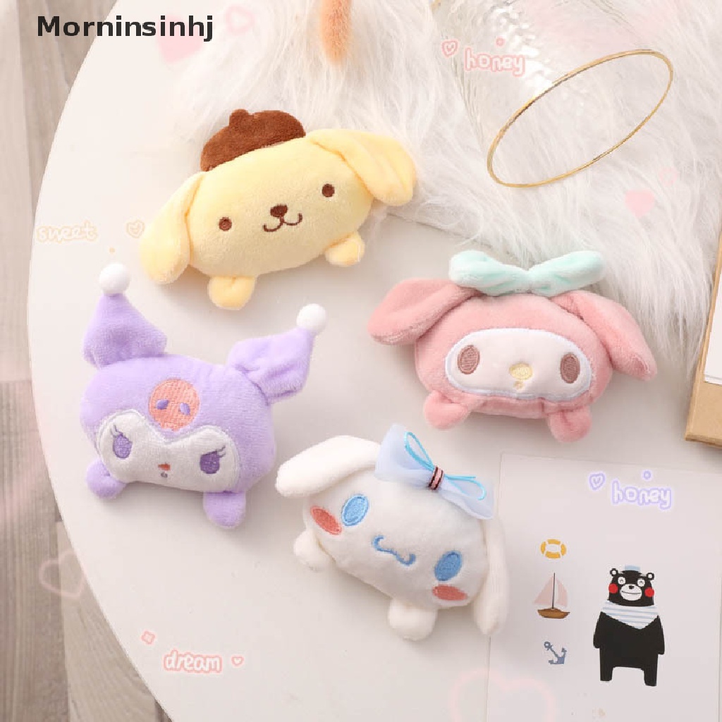 Mornin Mainan Boneka Kartun Sanrio Lucu Bros Mewah Bentuk Lucu Lembut Lencana Aksesoris Dekorasi Rumah Kartun Tas Pin Ransel Liontin Dekorasi Hadiah id