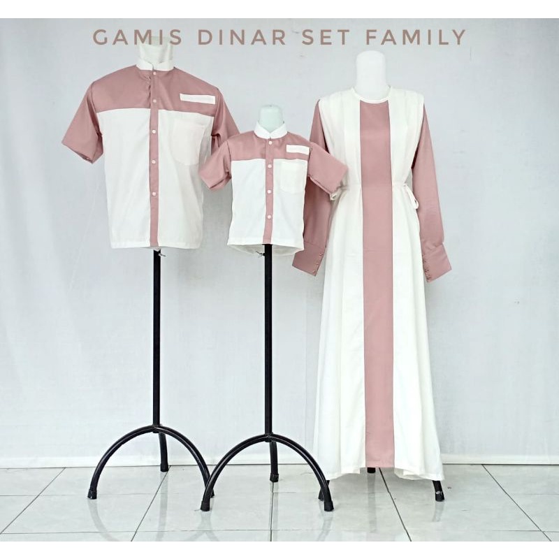 gamis dinar couple family/gamis lebaran terbaru/gamis lebaran jumbo/gamis couple keluarga/gamis couple ibu dan anak/seragam lebaran terbau