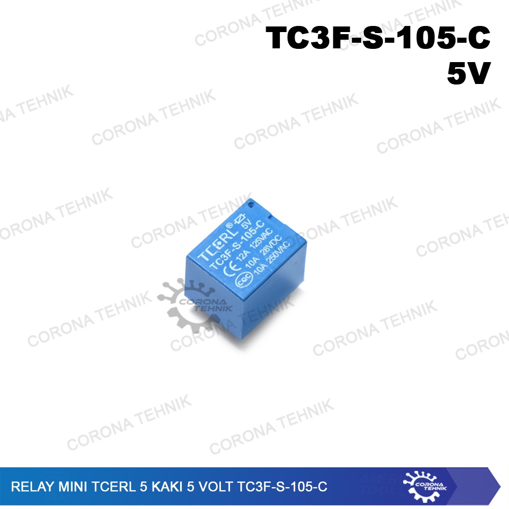 5 Volt TC3F-S-105-C Relay Mini TCERL 5 Kaki