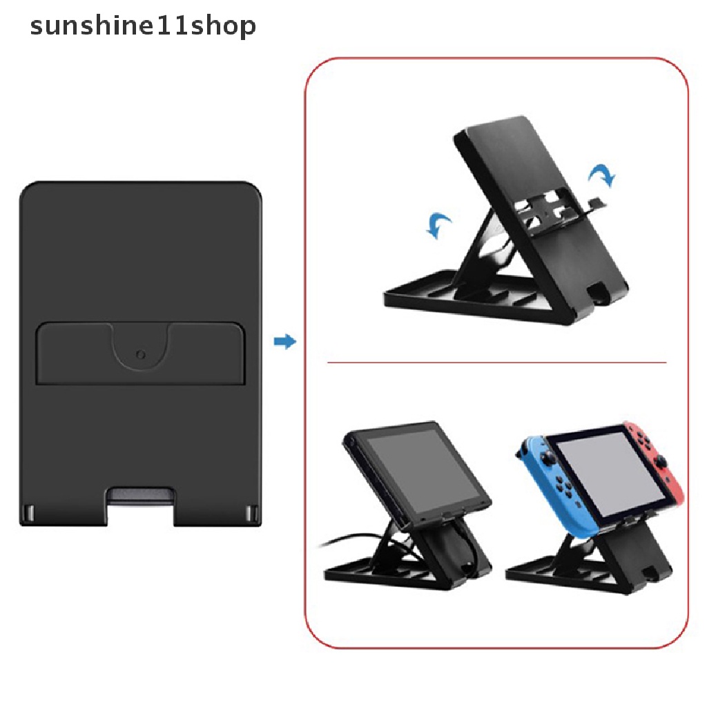 Sho Kualitas Top Stand Holder Base Foldable Playstand Untuk Nintendo Switch Console Portable multi-angle bracket Compact game rack N