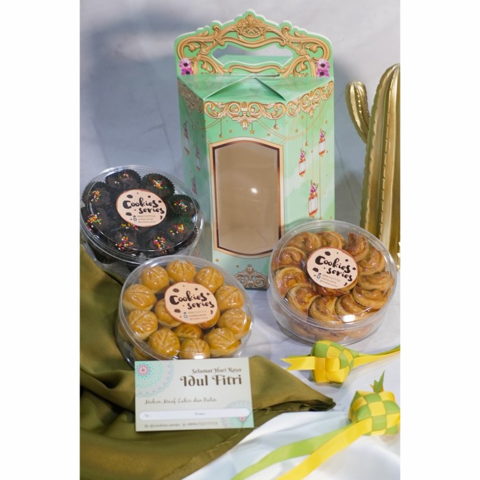 

Cookies Parcel Hamper Hampers Parsel Kue Kering Lebaran Idul Fitri - QIANA