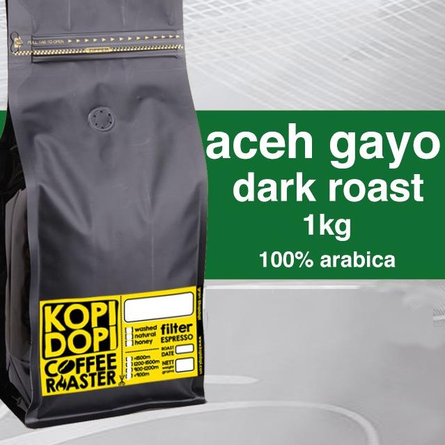 

♫ Kopi Arabika Aceh Gayo Starbucks Style Sumatra Dark Espresso Roast 1kg 1 kilo kg ✲
