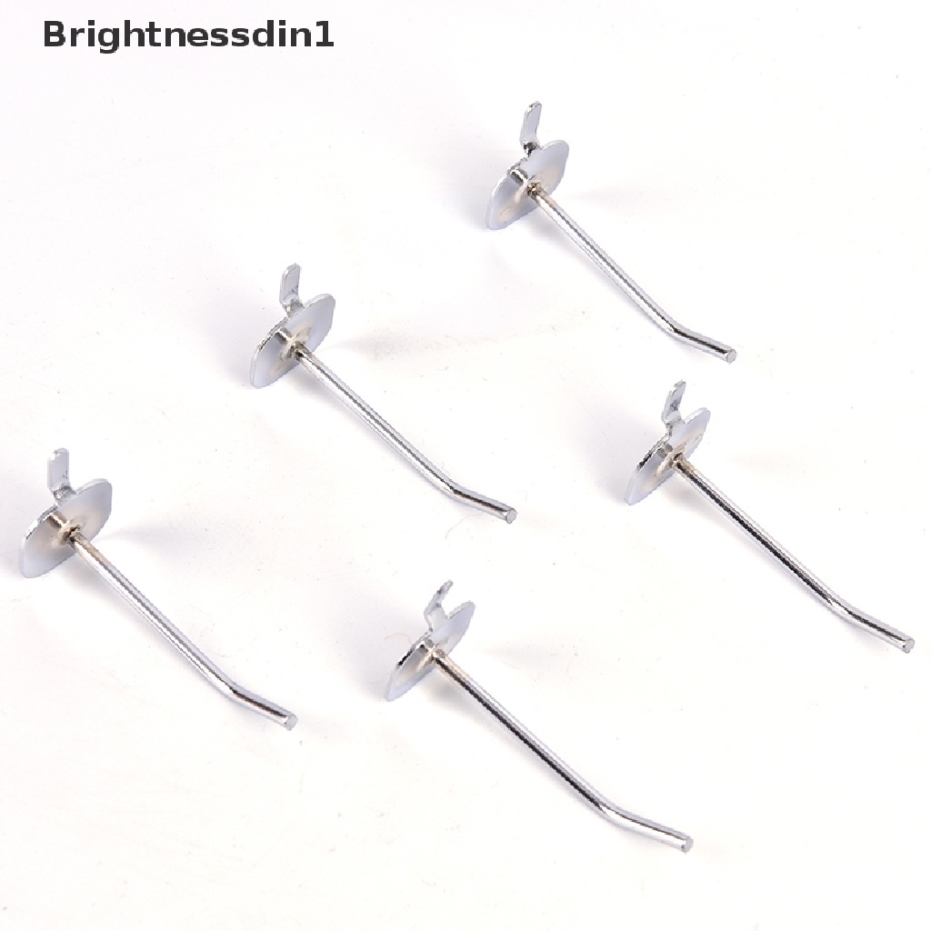 [Brightnessdin1] 5pcs Hook Panel Dinding Berlubang Garasi Penyimpanan Bengkel Memperbaiki Gudang Hook Butik