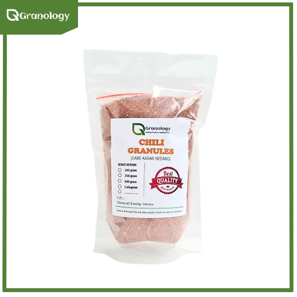 Cabe Kasar Sedang / Chili Granule (250 gram) by Granology