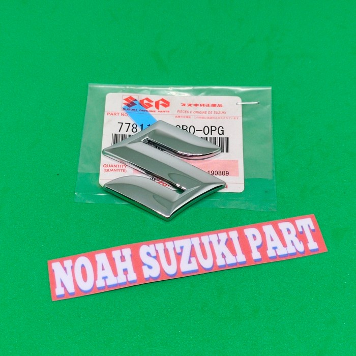 emblem logo S belakang Suzuki Aerio facelift SGP