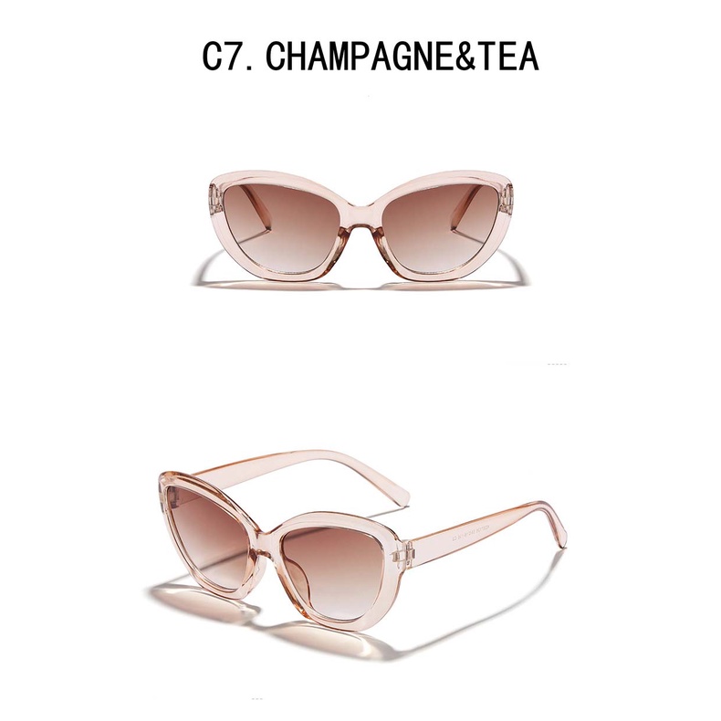 In STOCK Classic Cat Eye Women Sunglasses Girl Fashion Kaca Mata Murah Kaca Anti Radiasi Untuk Wanita UV400