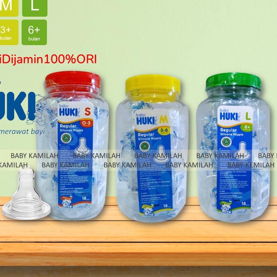 ➻ Dot HUKI TOPLES - Nipple HUKI BULAT TOPLES - Dot HUKI Bulat 1 toples isi 18pcs - Nipple Bayi HUKI 