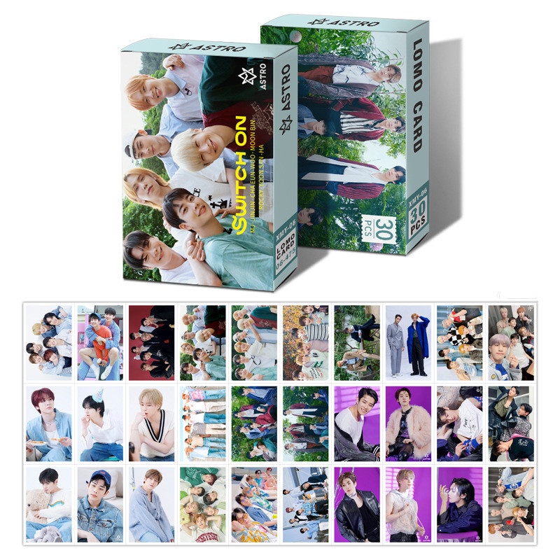 30pcs/box EXO ASTRO TXT TREASURE Photocards Kartu Lomo TOMORROW X TOGETHER Kpop Postcards READY STOCK