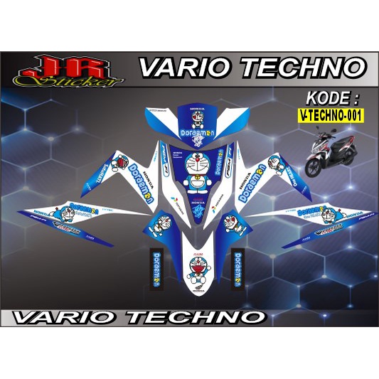 Stiker Decal Vario 110 Techno Full Body Stiker Vario 110 Techno Full Body